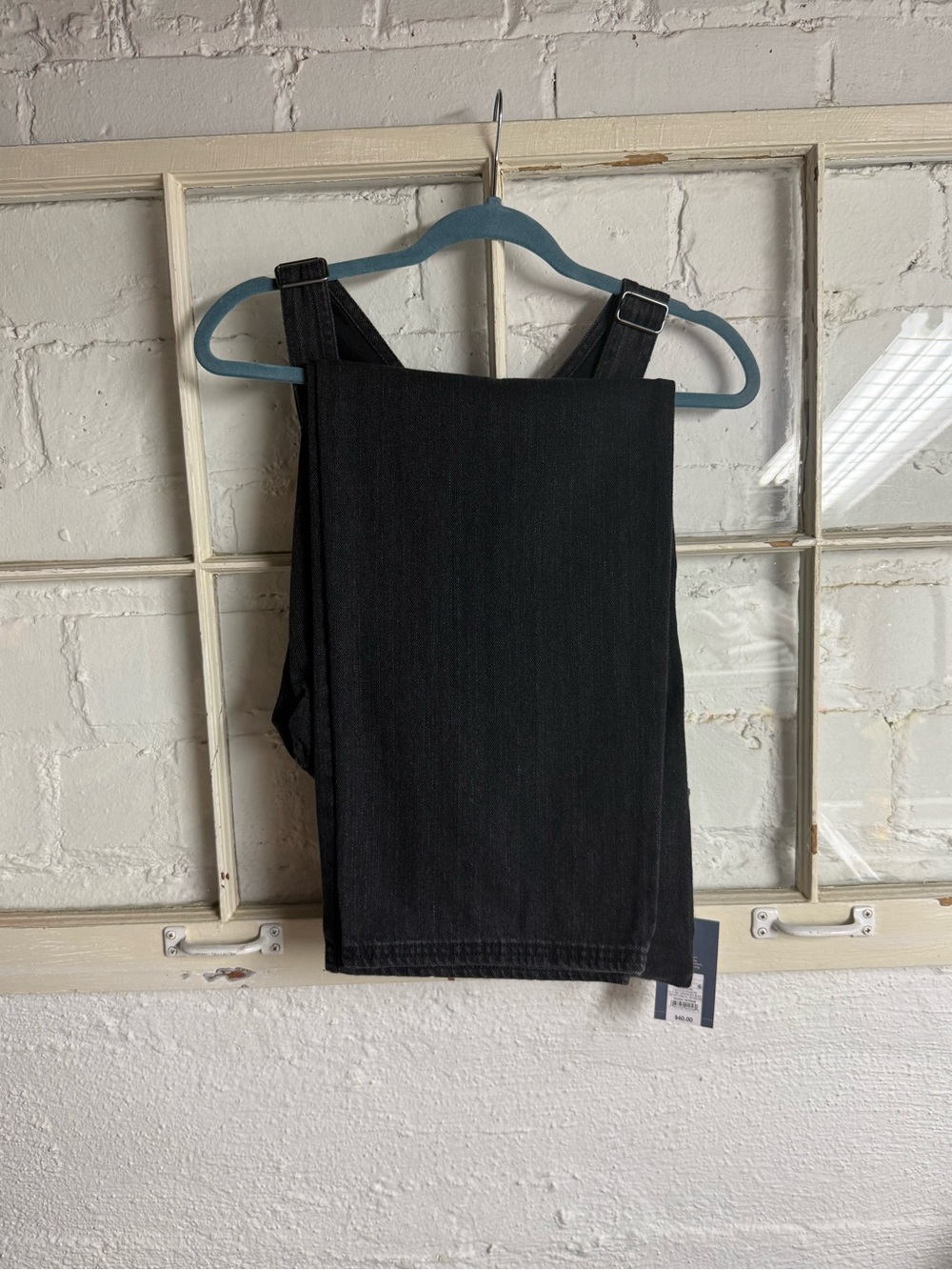 Universal Thread Black Denim Overalls Jumpsuit - Picture 9 of 9